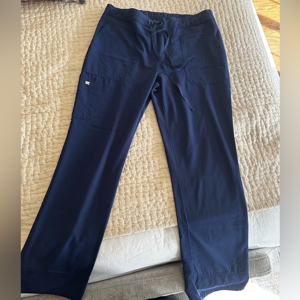 Greys Anatomy Large Tall navy scrub pant